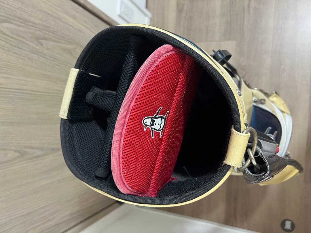 マンシングウェア　ゴルフバッグ　キャディバッグ　メンズ　レディース　ベージュ