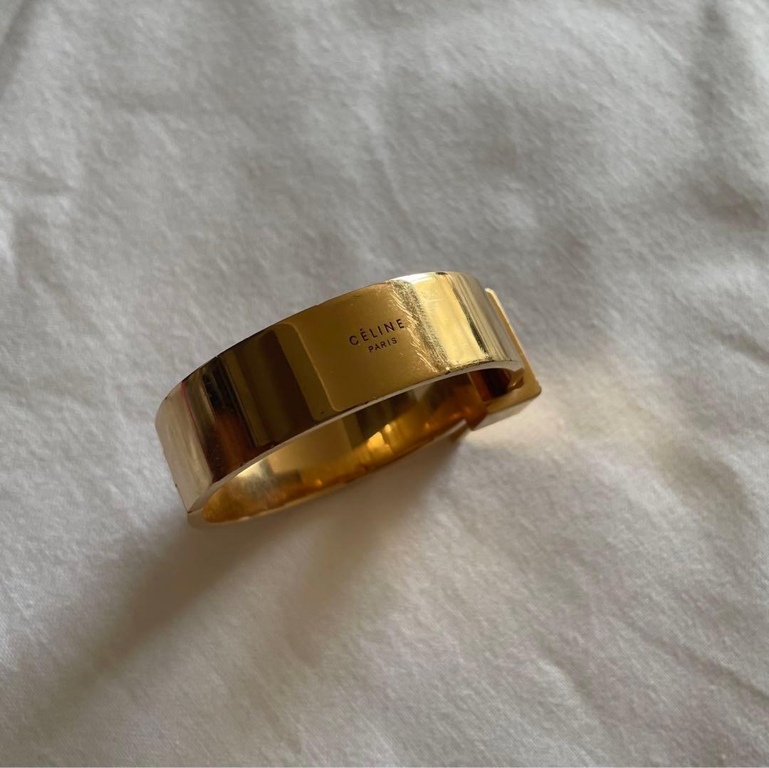 【mac様】レア　CELINE セリーヌ　マンシェット　フィービー　バングルS