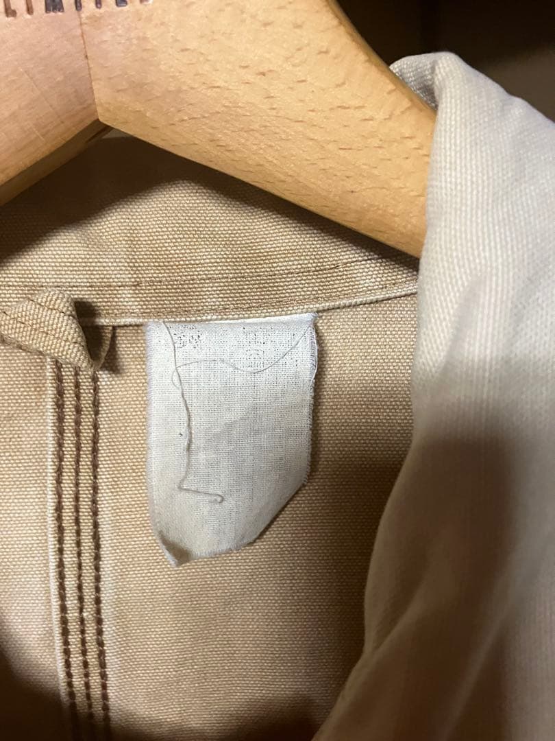 カーハート コットン カバーオール　チョアコート　裏地無し　レア