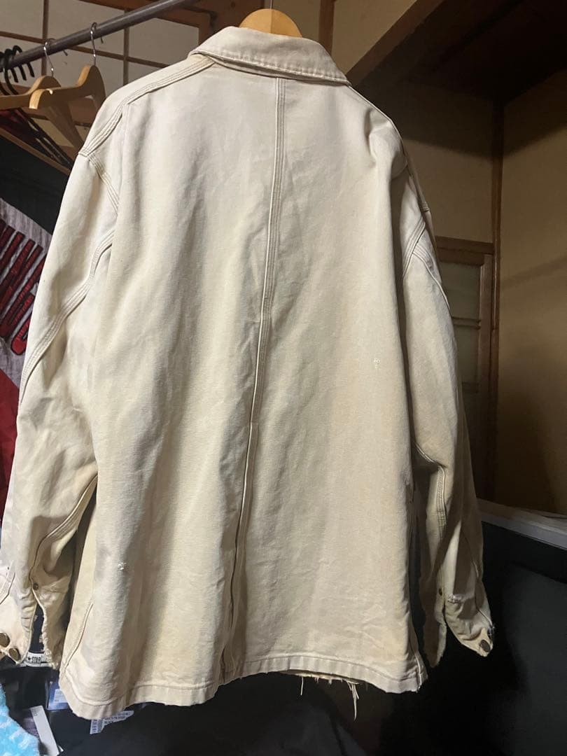 カーハート コットン カバーオール　チョアコート　裏地無し　レア