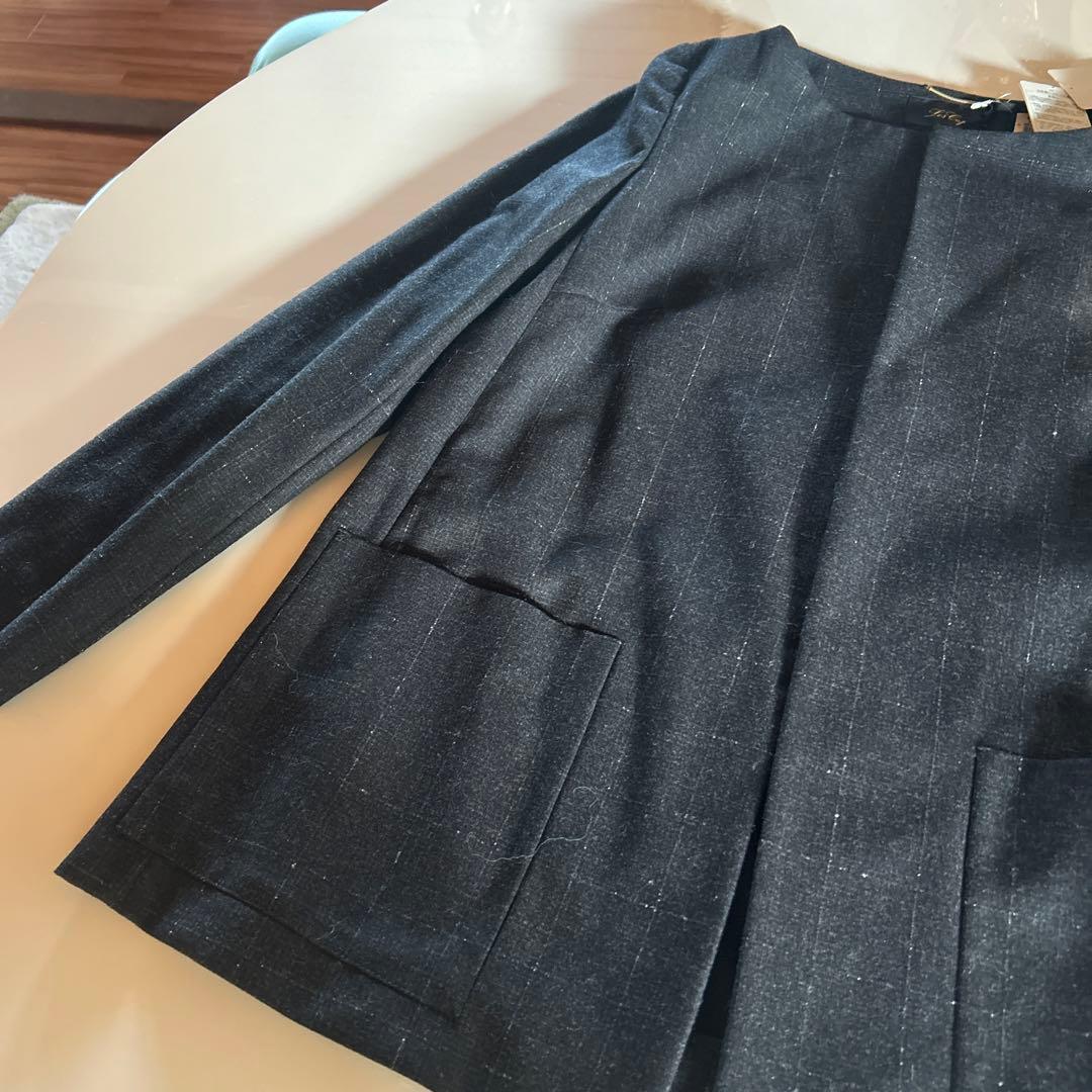 Les copains ノーカラージャケット