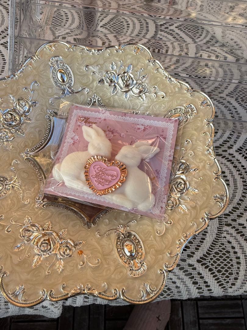 りりねこページ　フラワーノーズ　バニーガーデン　セット