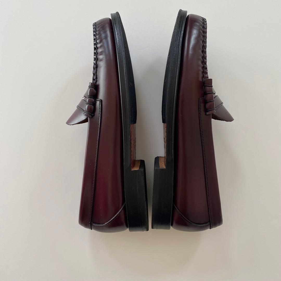 未使用 G.H.BASS ローファー weejuns バーガンディ　us7.5