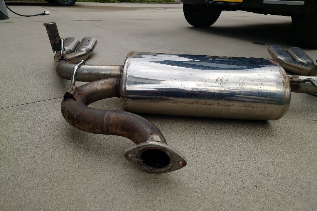 azr６０用ステンレス製4本だしマフラー