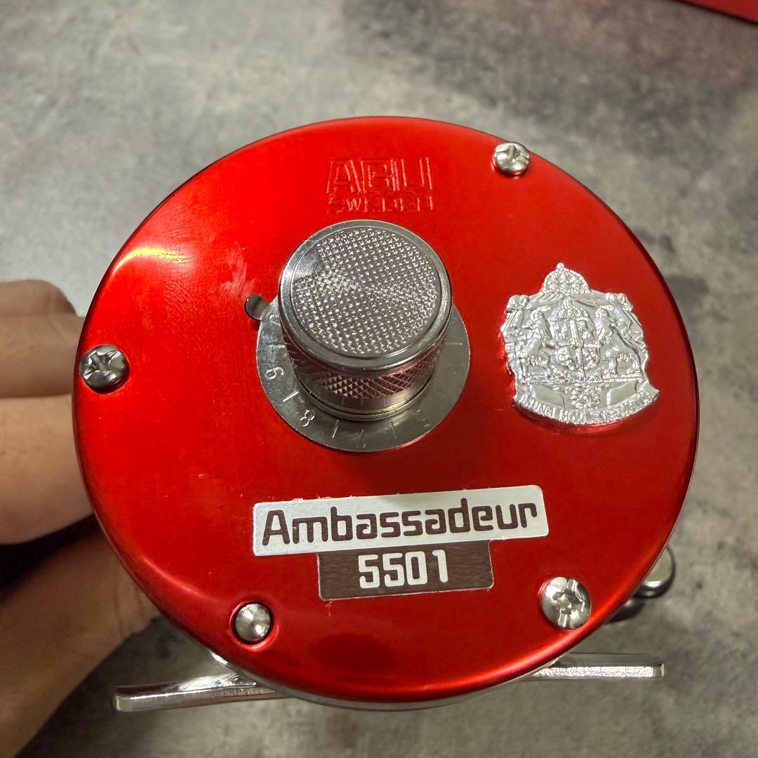 アブAmbassadeur 5501C ファクトリーチューン レッド 限定