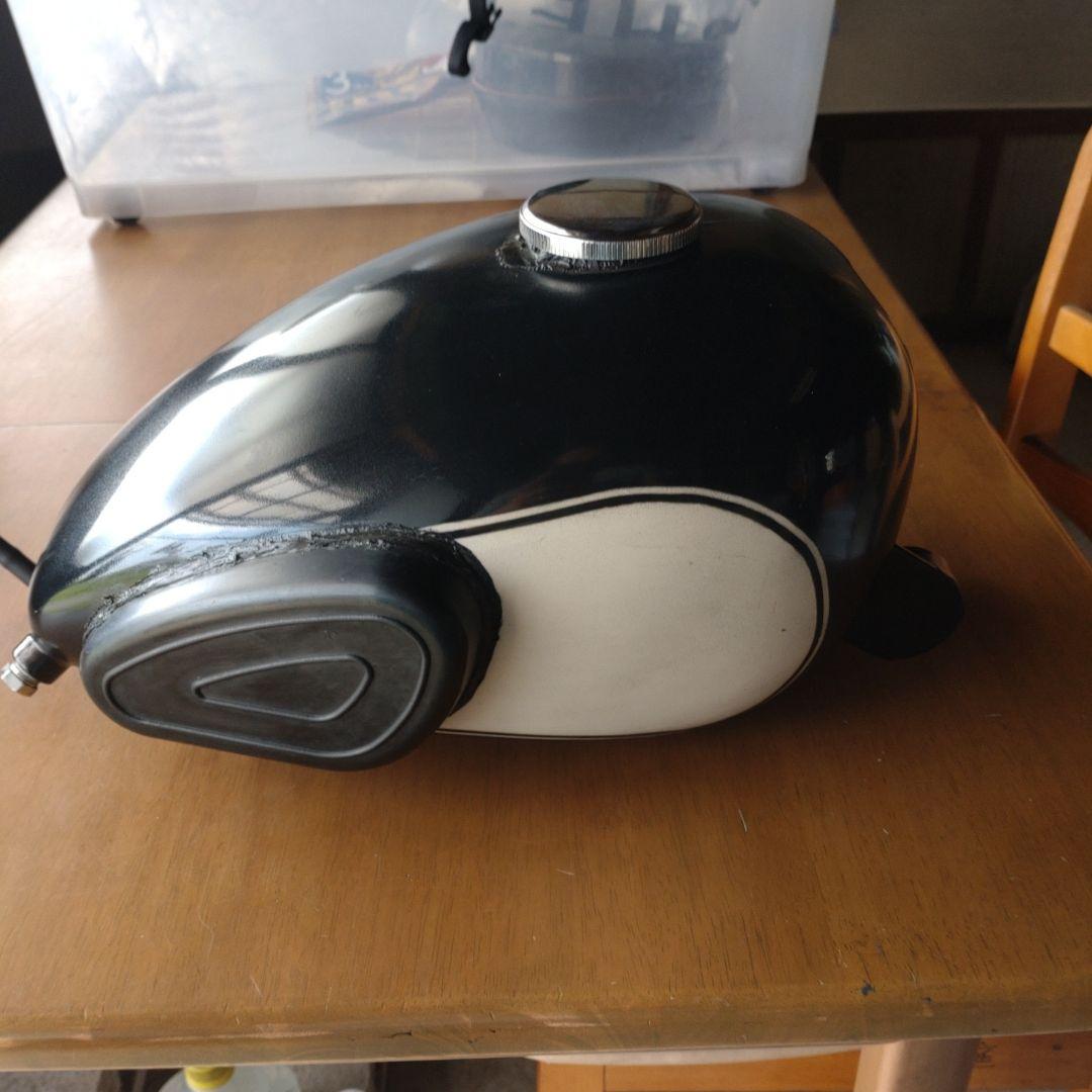 TW200 ノーマルフレーム用ボルトオンシート＆ピリオンシート＆ピーナッツタンク