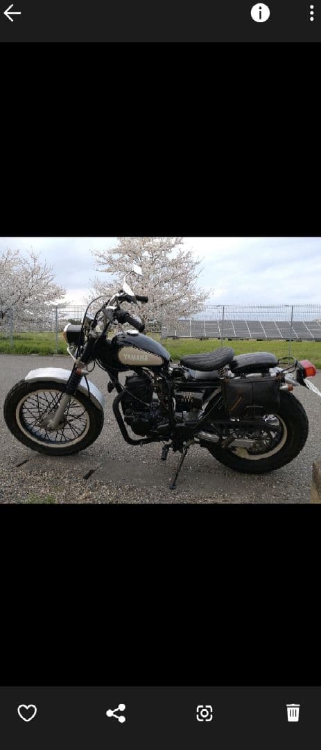 TW200 ノーマルフレーム用ボルトオンシート＆ピリオンシート＆ピーナッツタンク