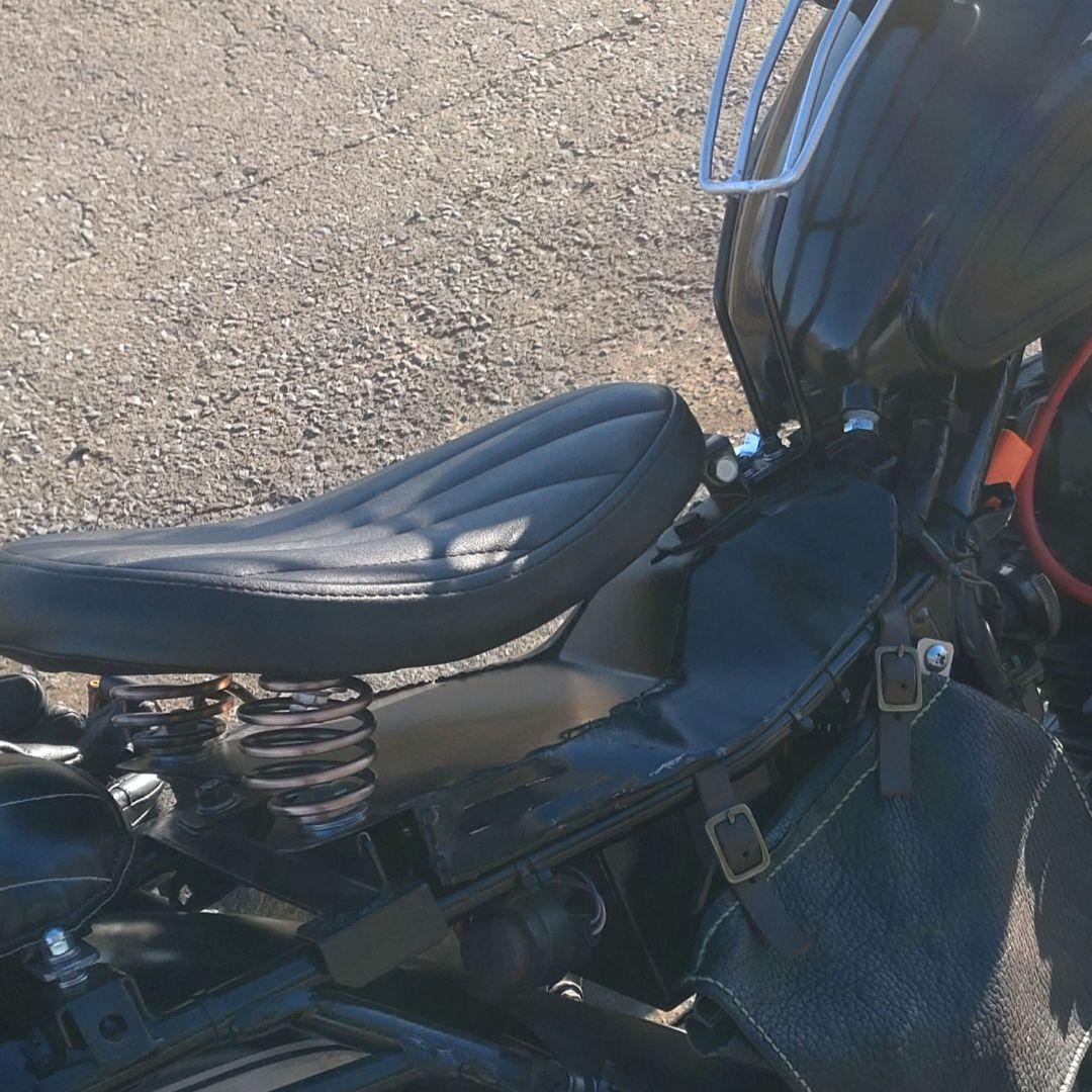 TW200 ノーマルフレーム用ボルトオンシート＆ピリオンシート＆ピーナッツタンク