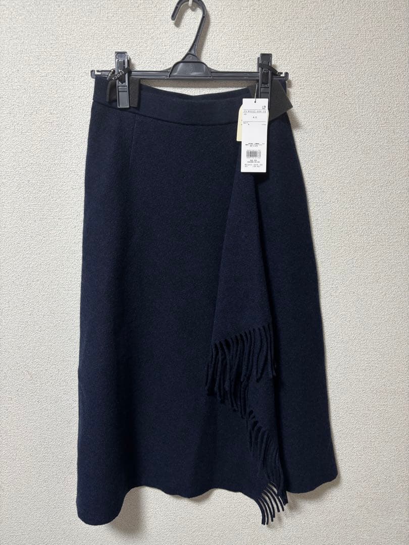 【新品】EPOCA La maglia due フリンジAライン ニットスカート