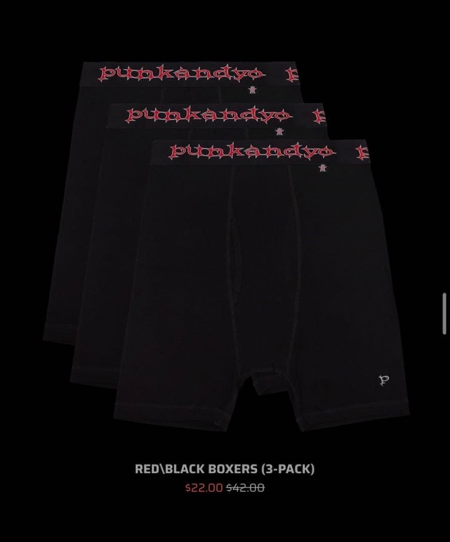 Punkandyo 三枚セット　ボクサーパンツ　s