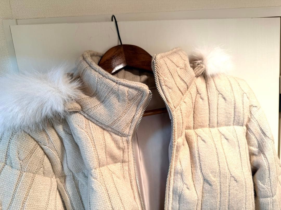 MISTREASSミストレアスCable Knit Padded Jacket