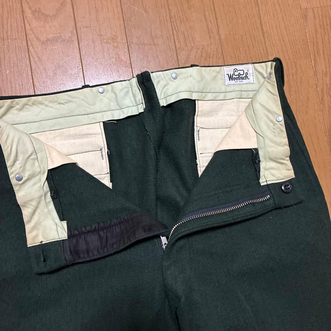 70s ウールリッチ ウールパンツ XL