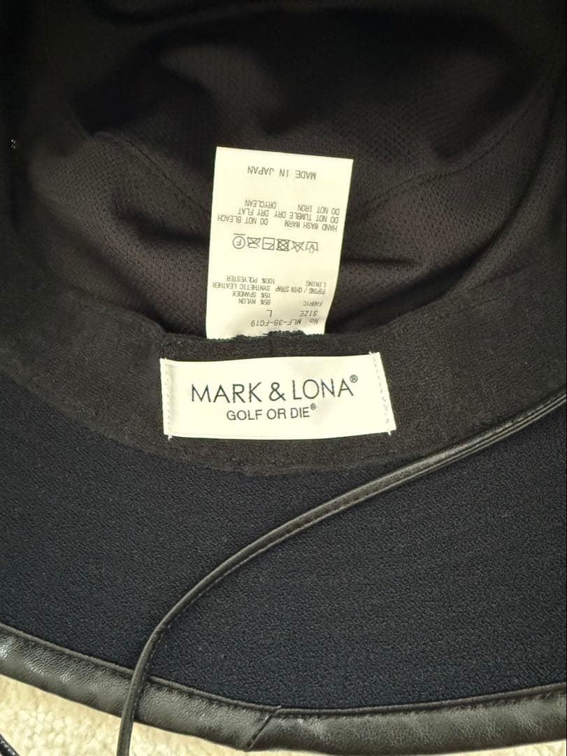 MARK & LONA バケットハット ブラック　Ｌサイズ　マークアンドロナ