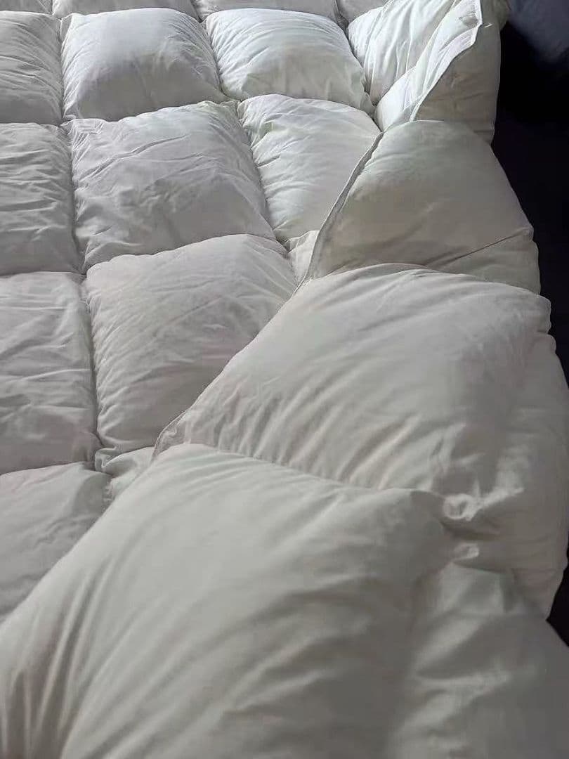 ホワイト ダブルサイズ 羽毛掛け布団180×220cm