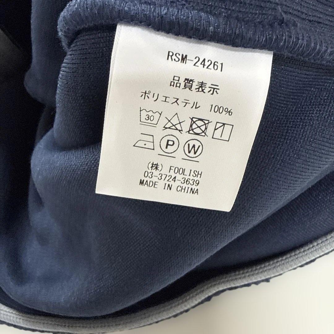 【新品】Rough&Swellラフアンドスウェル　フリースベストネイビー （L）