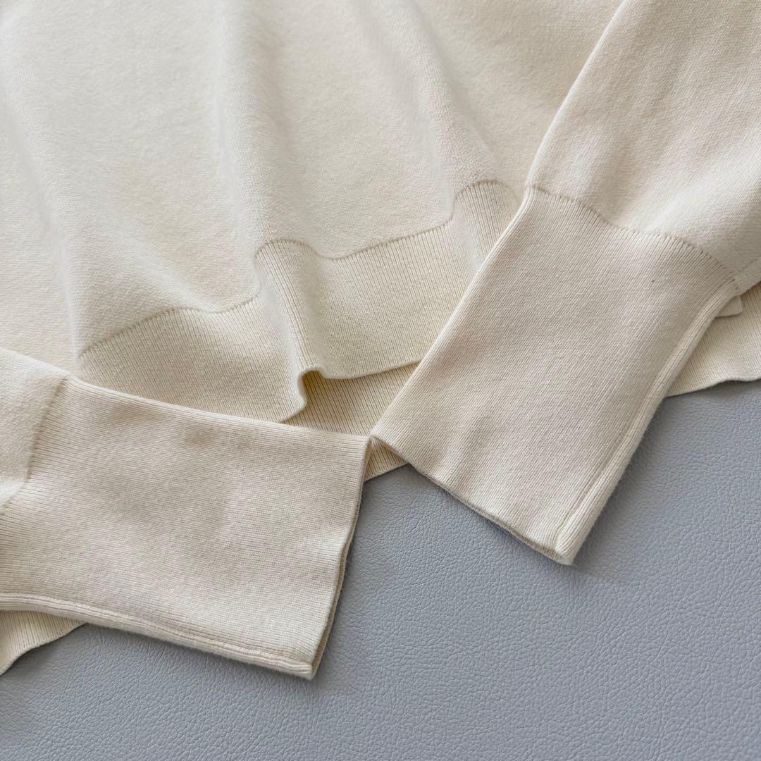 近年　FRAMeWORK ダブルジャガードプルオーバー オーバーサイズニット