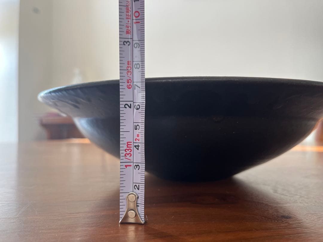 戸塚佳奈　黒　皿　器　リムボウル