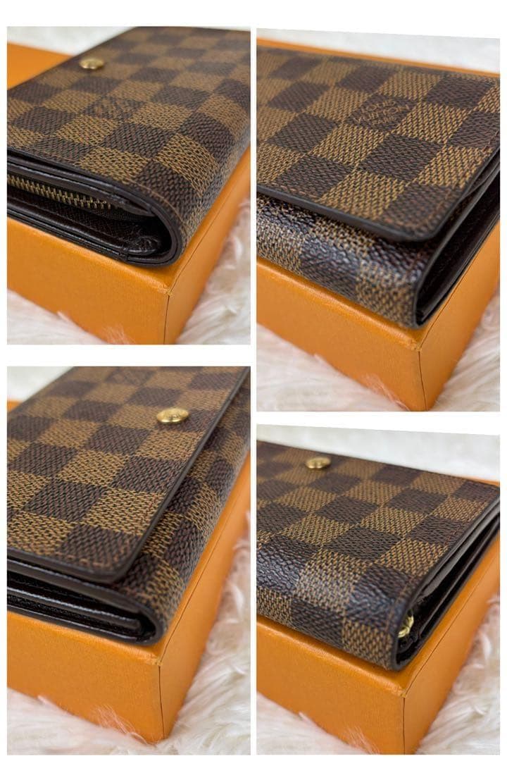 極美品✨ルイヴィトン ダミエ ポルトフォイユ トレゾール L字財布 ユニセックス