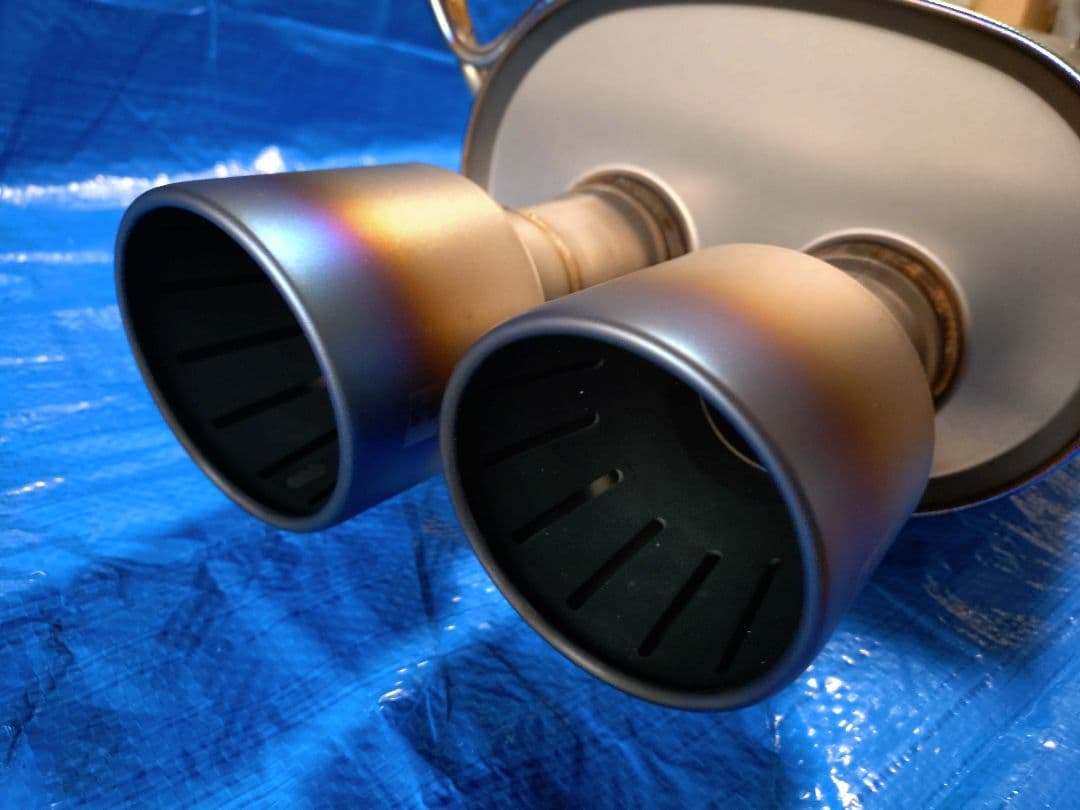 【あきら】HKS スーパーターボマフラーTi VAB ②右メインマフラー