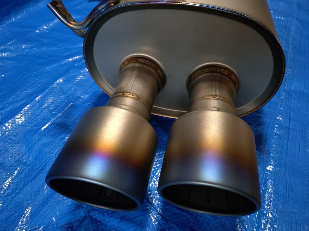 【あきら】HKS スーパーターボマフラーTi VAB ②右メインマフラー