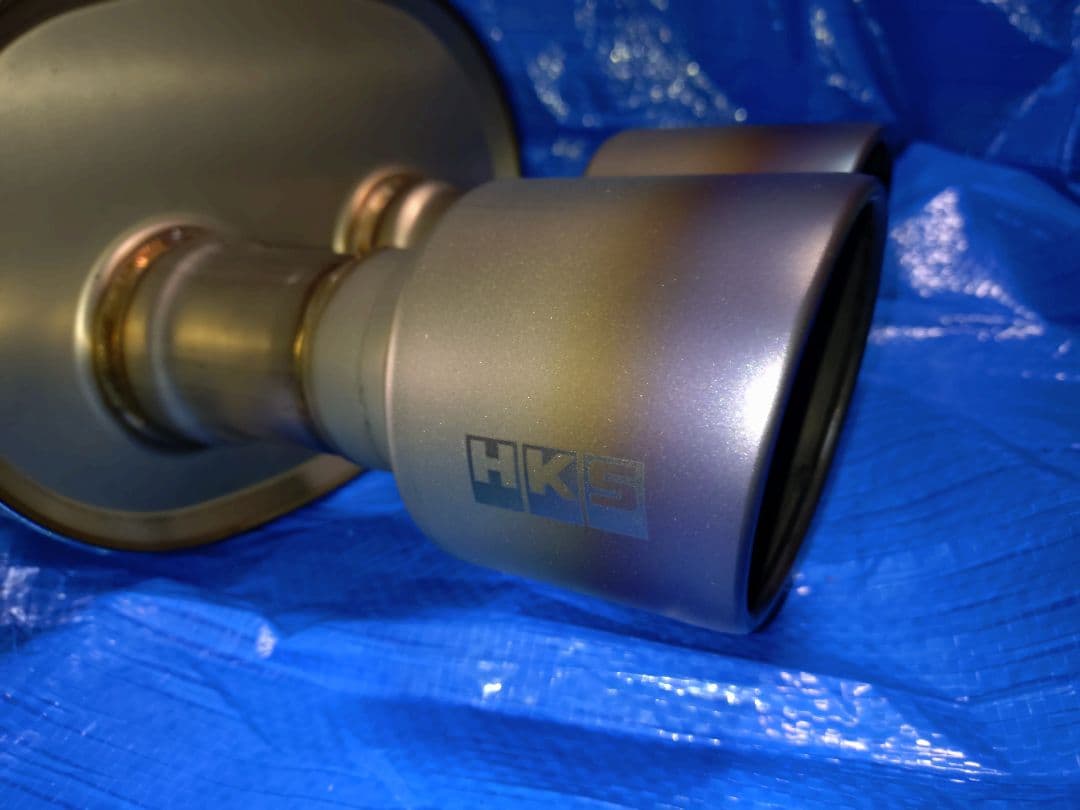 【あきら】HKS スーパーターボマフラーTi VAB ②右メインマフラー