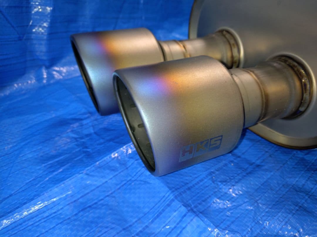 【あきら】HKS スーパーターボマフラーTi VAB ②右メインマフラー