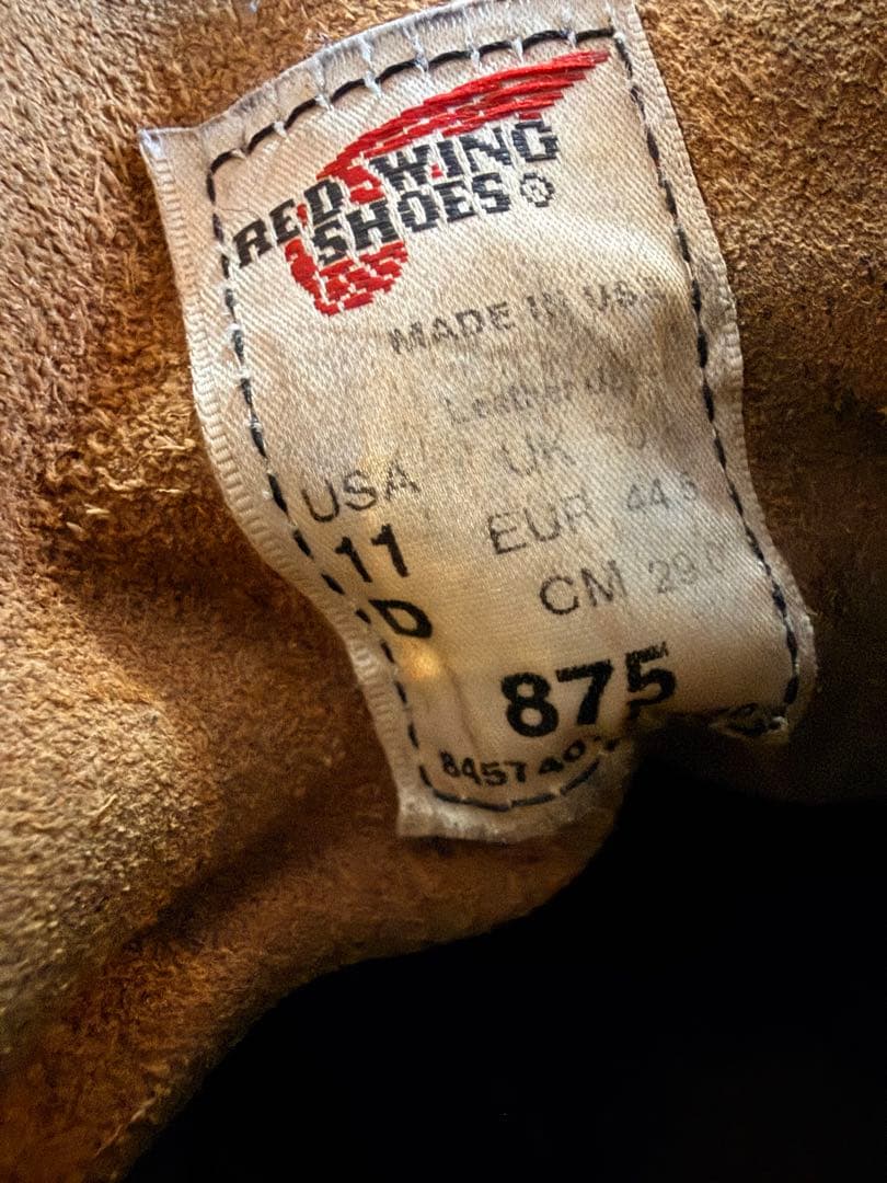 靴 RED WING 875 29cm