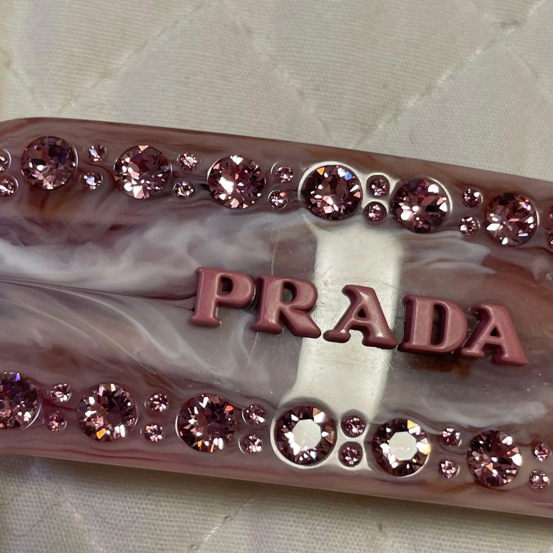 【kanna】PRADA プレックス　ヘアクリップ　ピンク