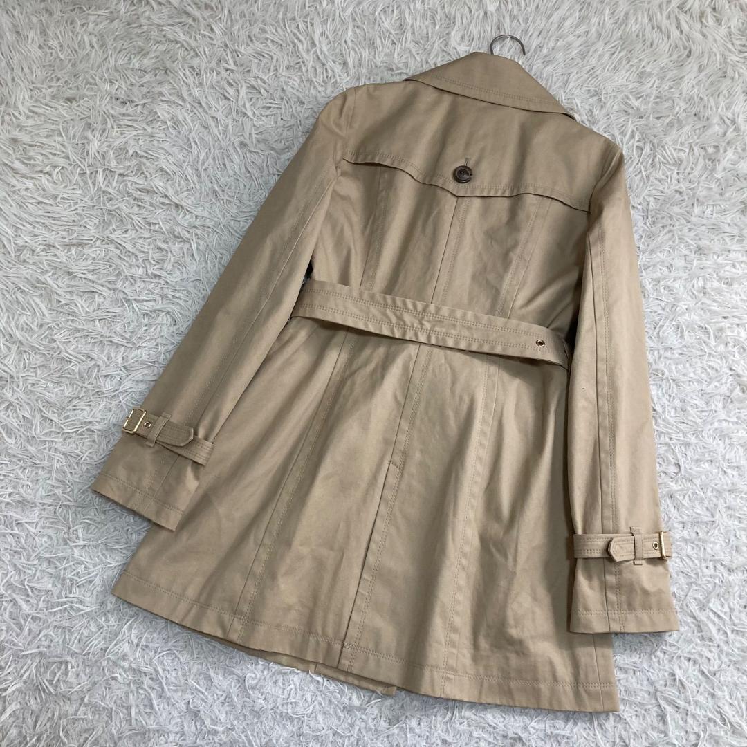 17156✨バーバリーブルーレーベル 40 ノバチェック トレンチコート ベルト