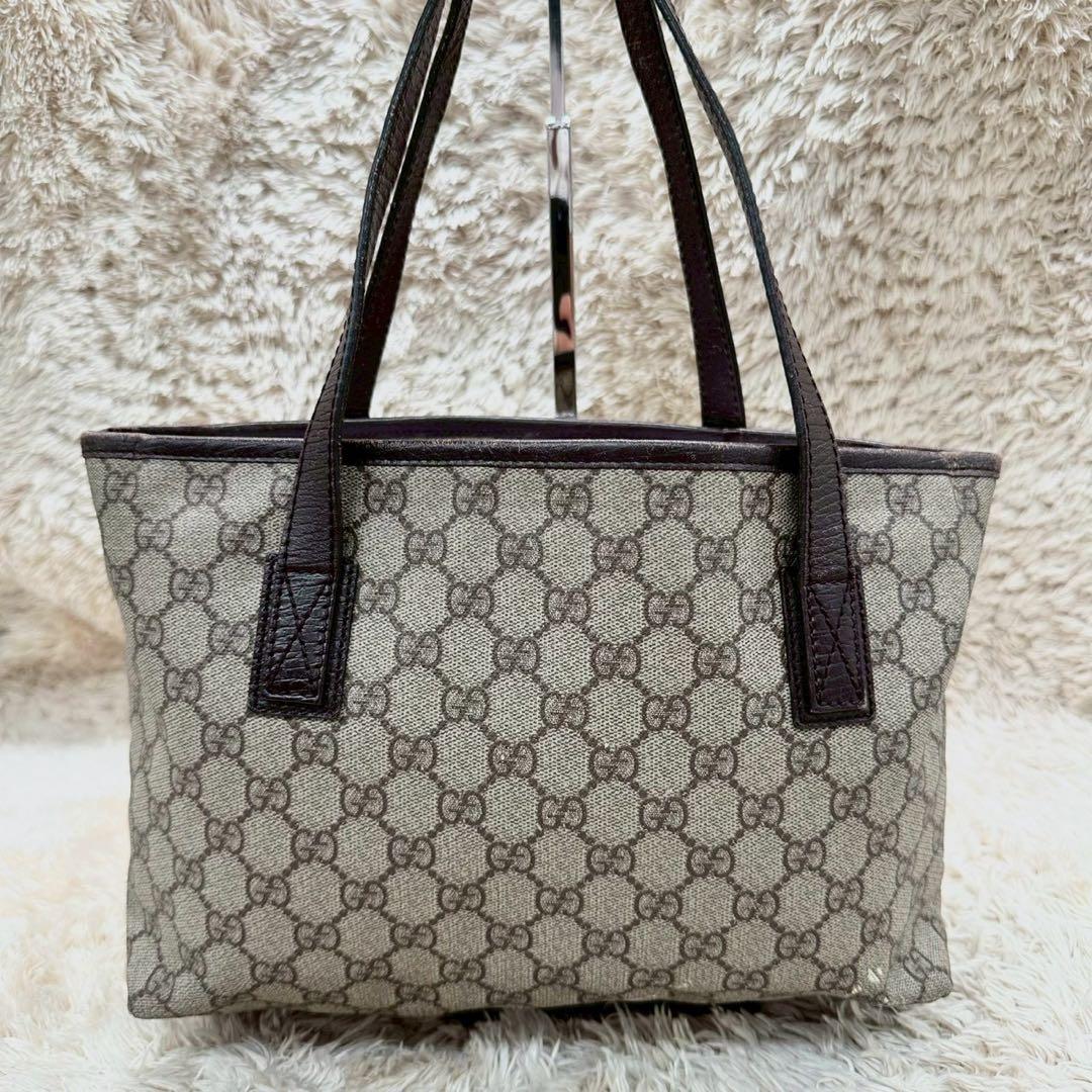 【美品】グッチ トートバッグ ベージュ スプリーム GG柄 ユニセックス