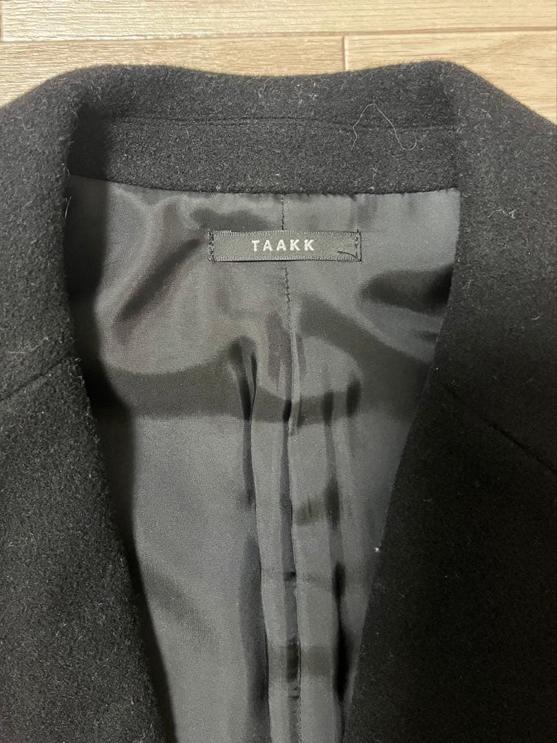 ※限定値下中【希少・格安】16AW TAAKK ウールコート ブラック