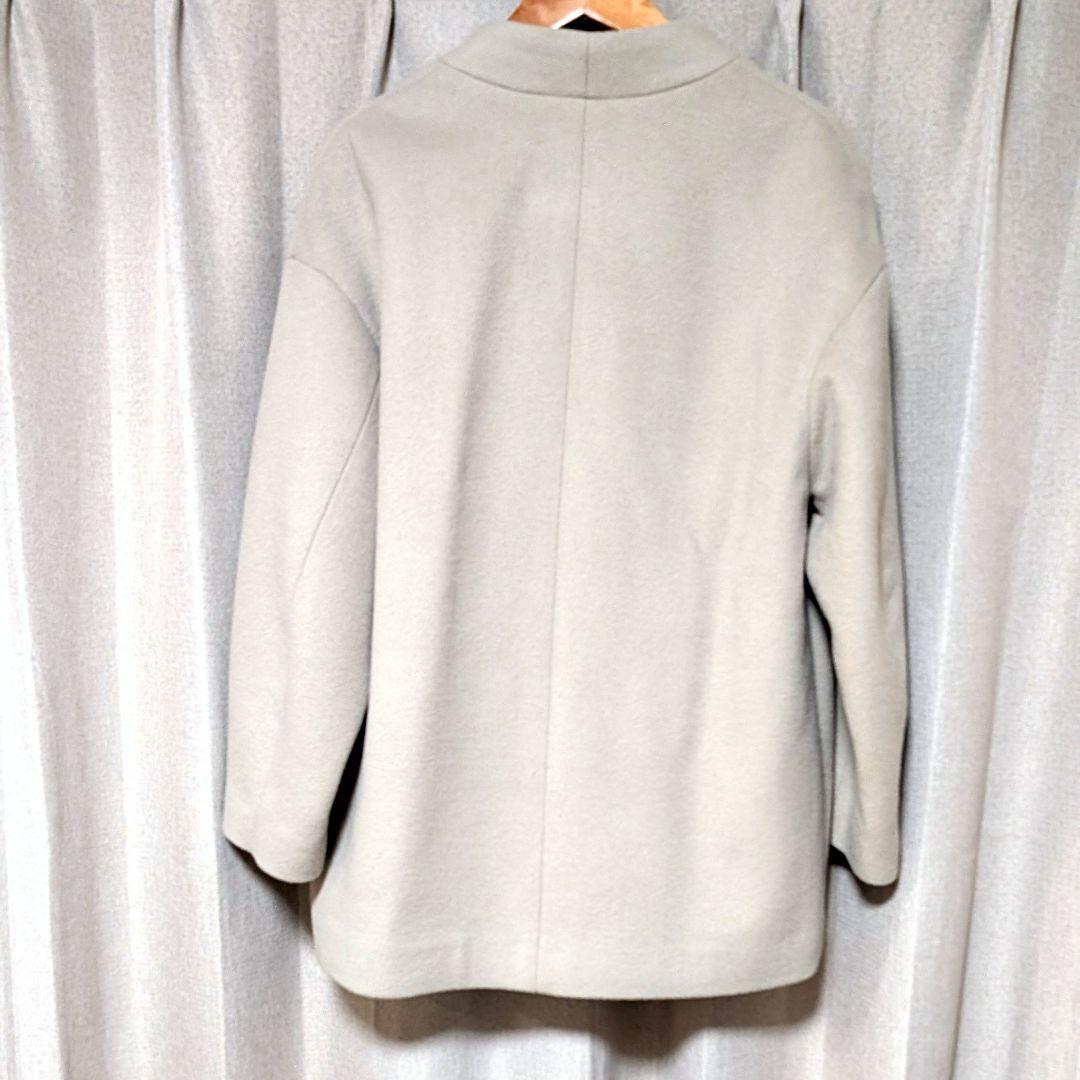 green label relaxing　ヴィクトリアンウールハーフコート　38