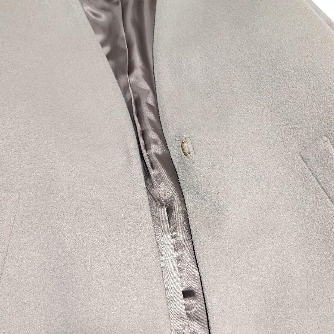 green label relaxing　ヴィクトリアンウールハーフコート　38