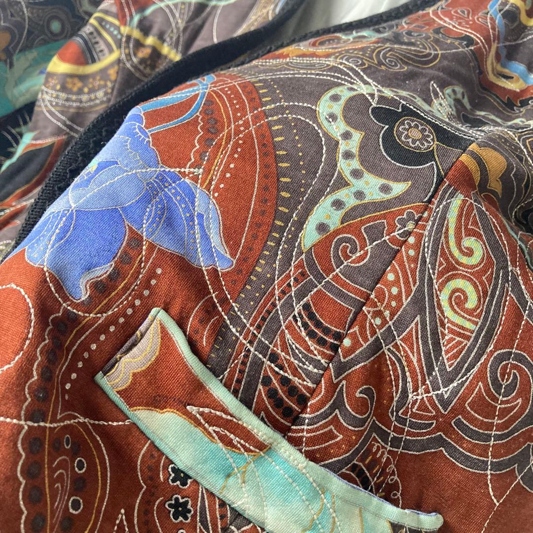 レオナール ジャケット 刺繍 ペイズリー ウール 11号 シルク ヴィンテージ
