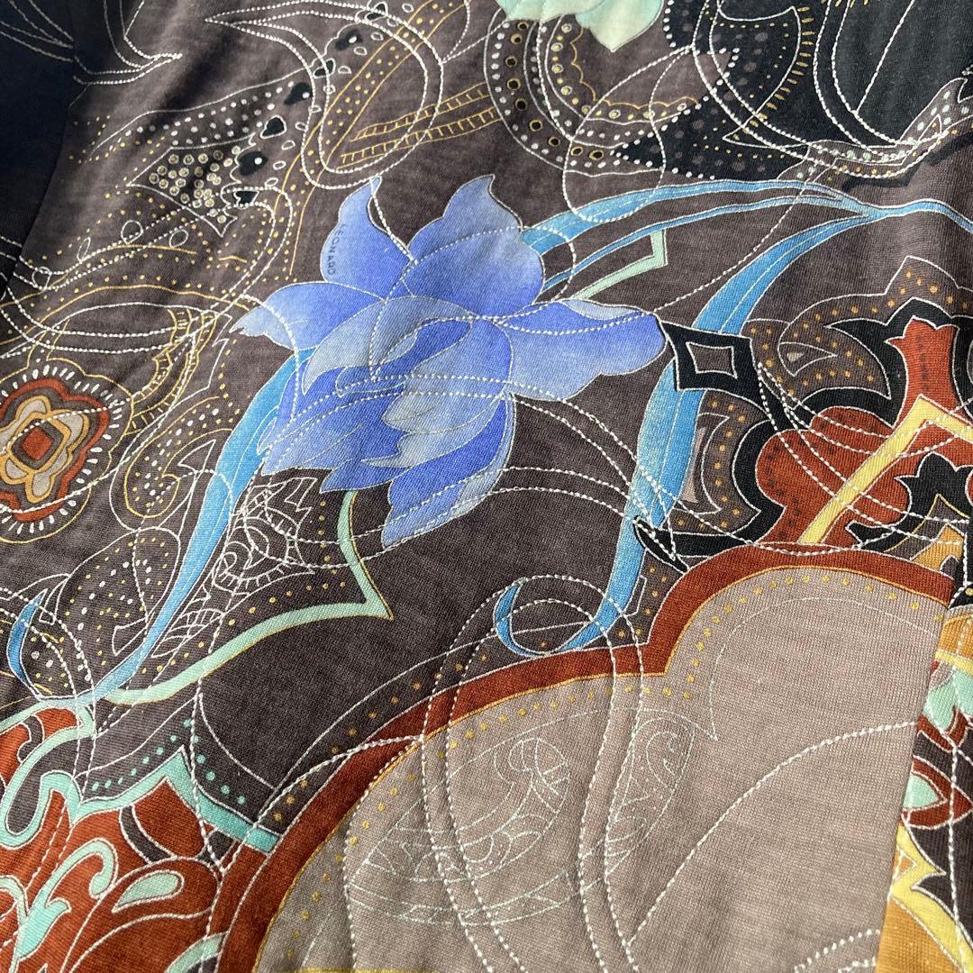 レオナール ジャケット 刺繍 ペイズリー ウール 11号 シルク ヴィンテージ