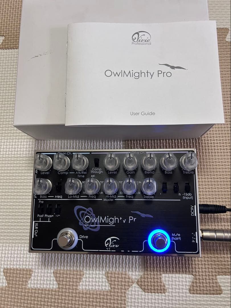 廃盤・生産終了　Vivie OwlMighty Pro ベースプリアンプ
