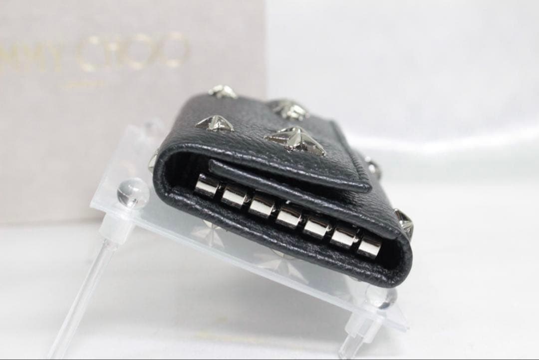 【Jimmy Choo】キーケース　ブラック　 ジミーチュウ　6連キーケース