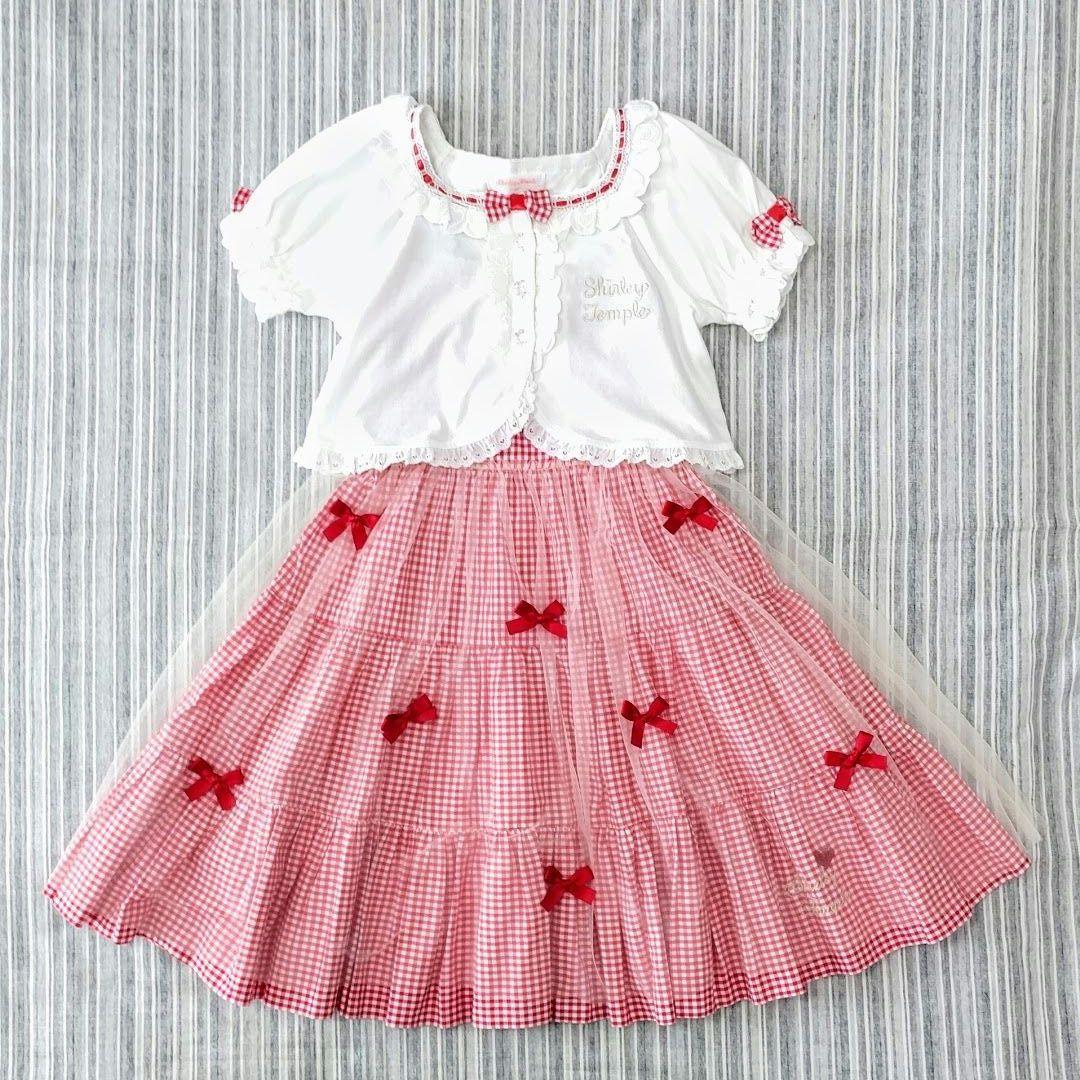 ★極美品★シャーリーテンプル＊伊勢丹限定＊リボン＊チュールワンピース＊140㎝