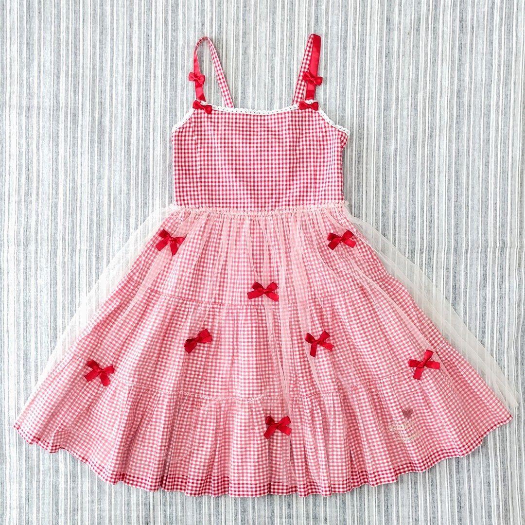 ★極美品★シャーリーテンプル＊伊勢丹限定＊リボン＊チュールワンピース＊140㎝