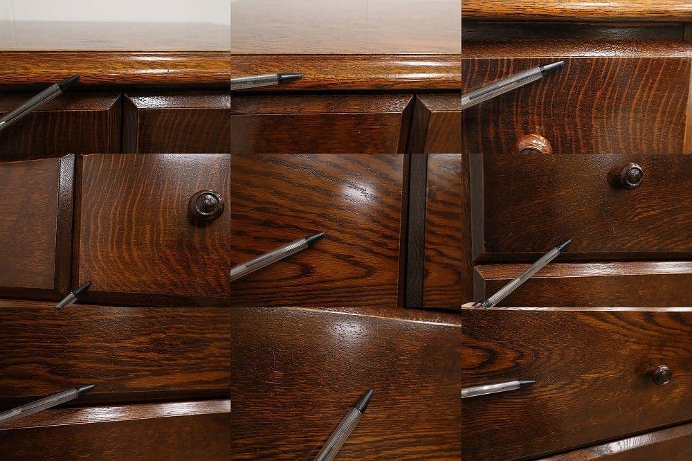 一*球様 高級 三越家具【ブルージュ】オーク材6段チェスト・整理タンス