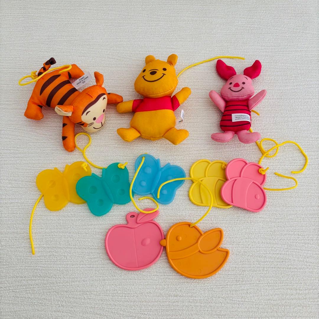 美品　くまのプーさんプーメリー　えらべる回転　6wayジムにへんしんメリー