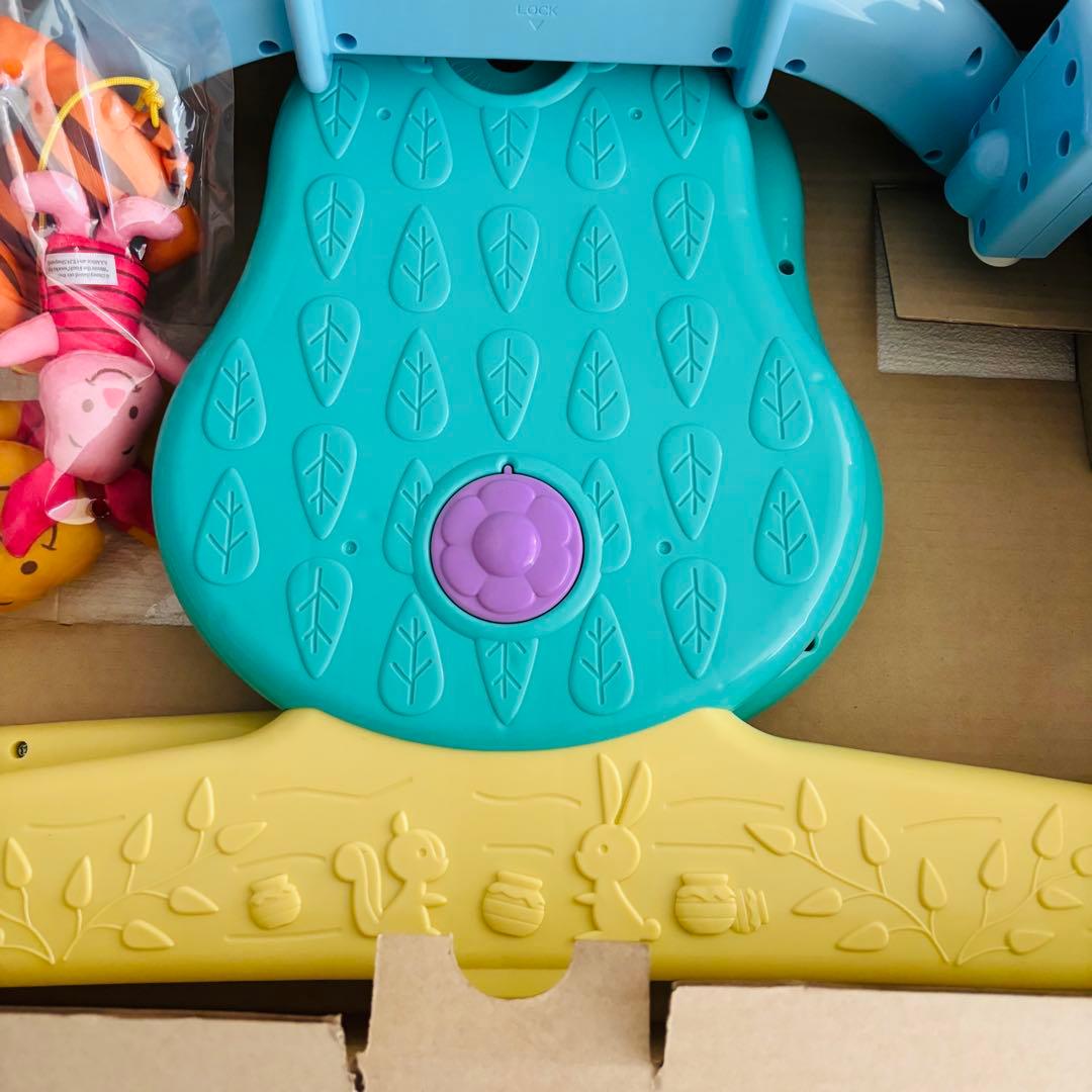 美品　くまのプーさんプーメリー　えらべる回転　6wayジムにへんしんメリー