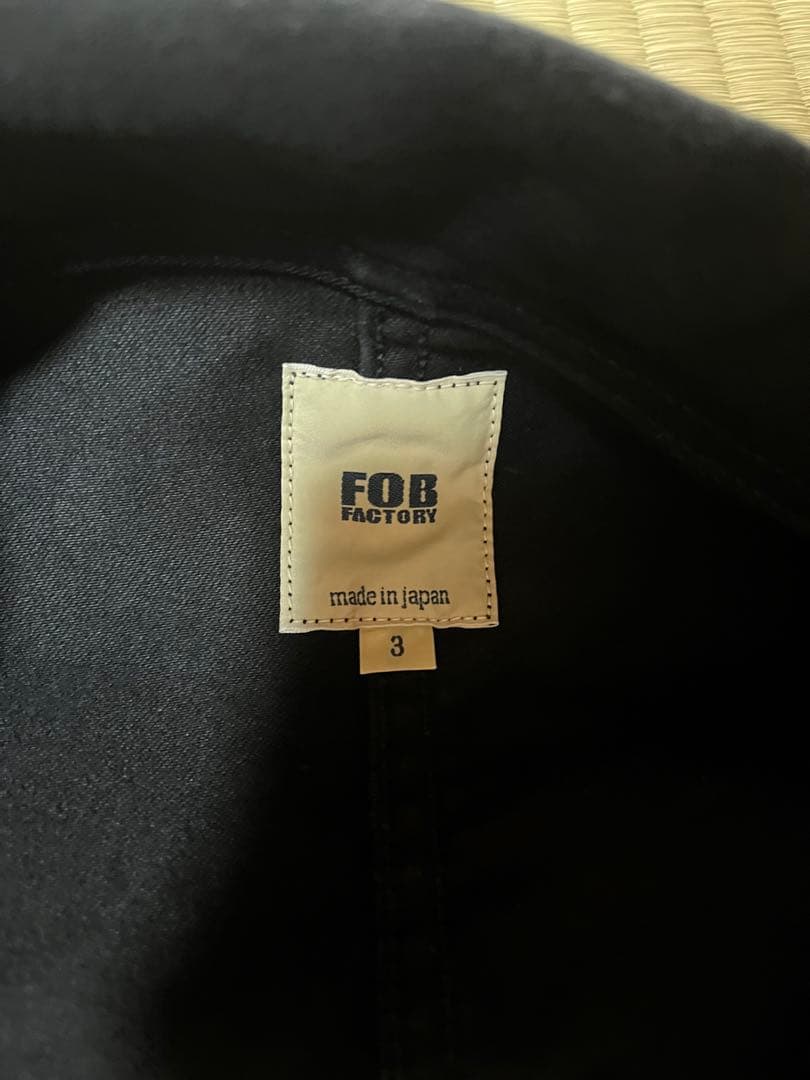 FOB Factory モールスキンジャケット　黒