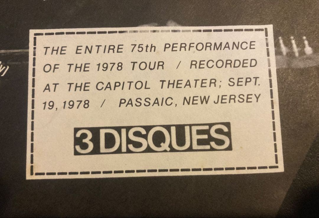 ◾️史上最高ライブ3LPボックス■BRUCE SPRINGSTEEN / ブルース