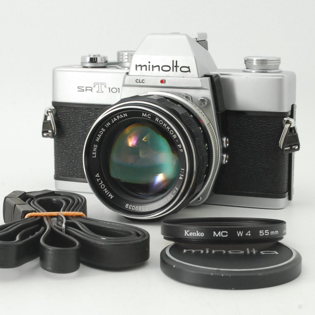 ミノルタ SRT101 & MC ROKKOR-PF 58mm F1.4