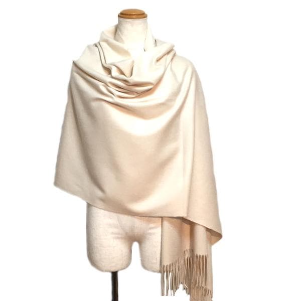 ラスト1枚再値下70㎝×200超大判 100%カシミヤストールマフラーOFF新品