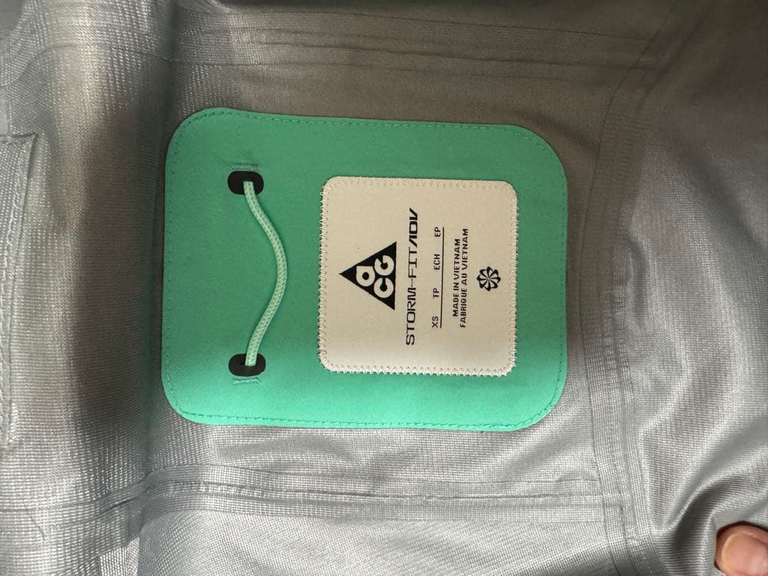 GORE-TEX ストームフィットジャケット xsサイズ ミントカラー