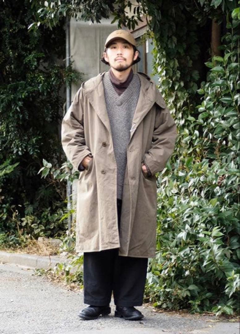 【美品】19AW COMOLI フーデッドコート 3