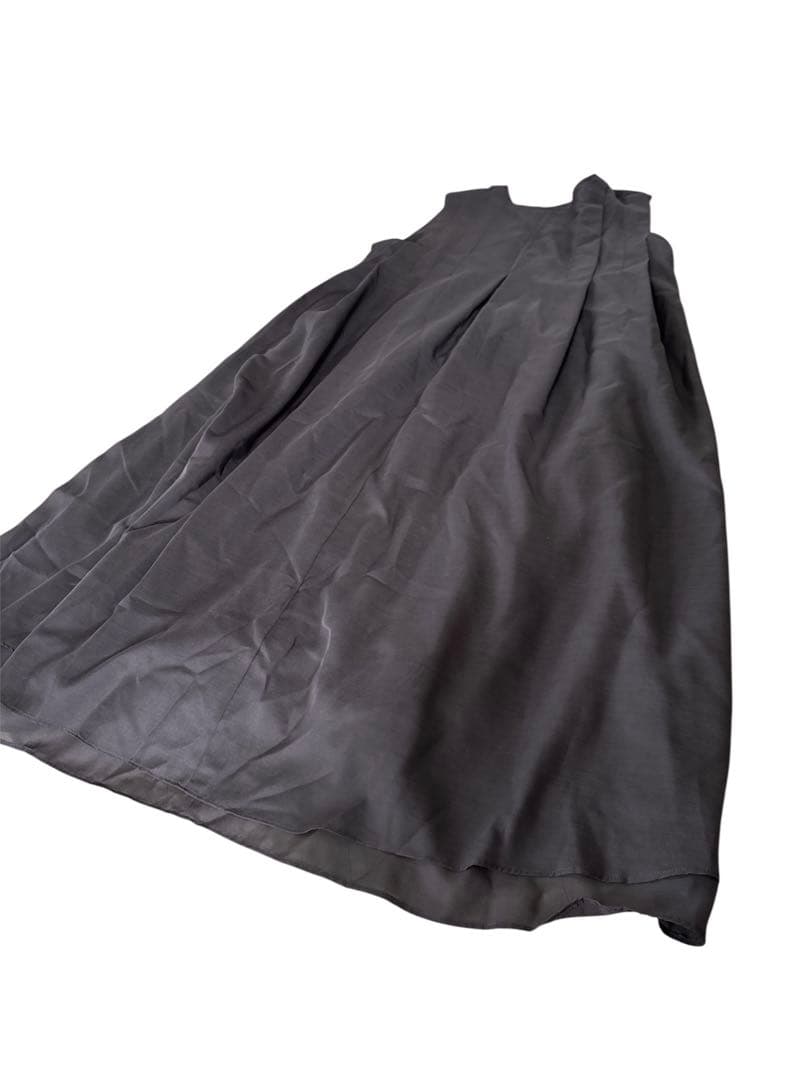 GINZA waggy ブラウン　ノースリーブワンピース　ロング