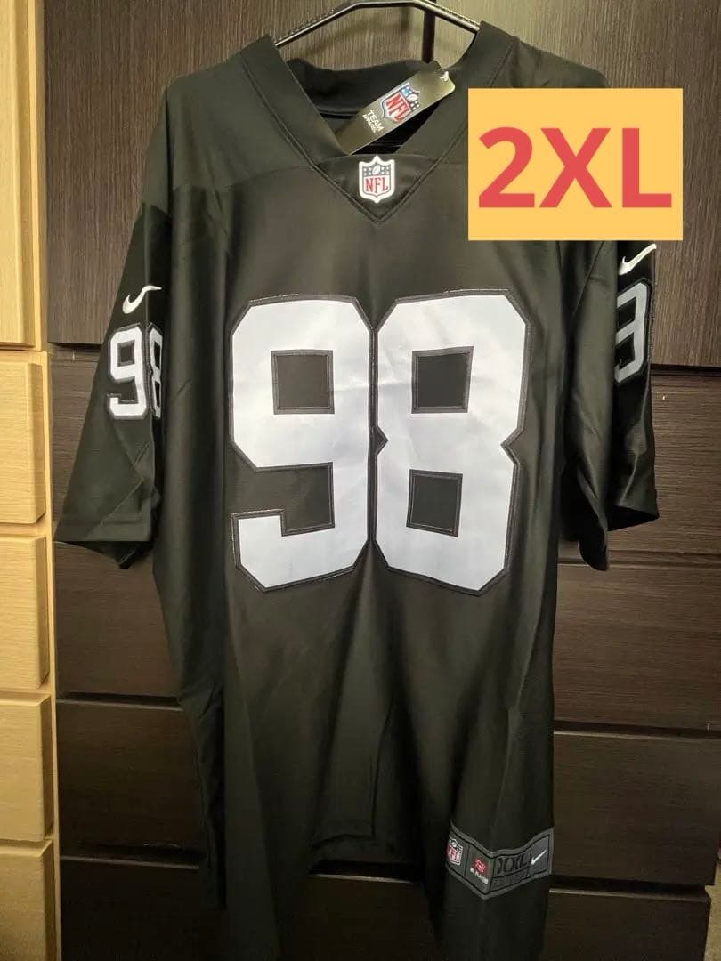 ラスベガス・レイダース CROSBY 98 ユニフォーム 2XL